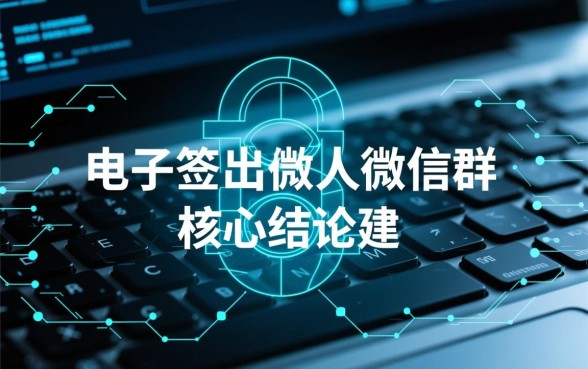 电子签出借人微信群怎么进