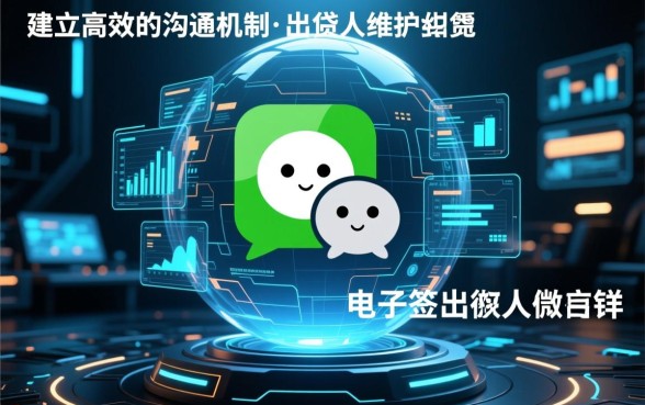 电子签出借人微信群怎么进