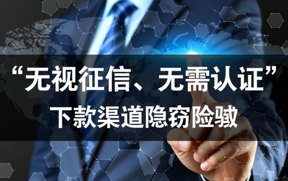 无视征信申请就下款的口子有哪些