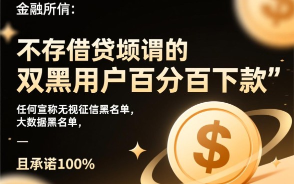 24年双黑百分百下款口子可信吗