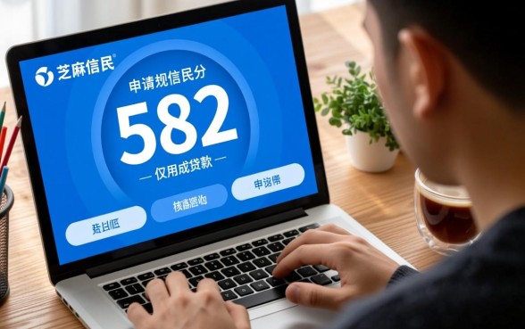 征信黑芝麻分582能贷款吗
