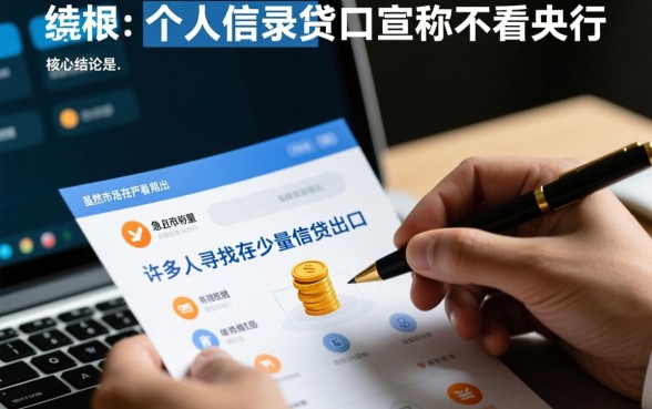 不查征信的网贷平台能借吗