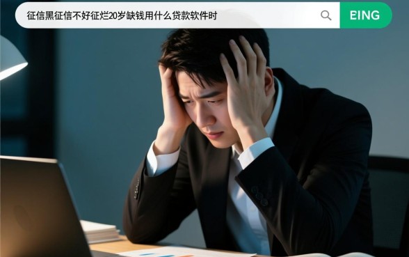 征信黑怎么贷款,20岁征信不好缺钱用什么软件? 20岁征信不好缺钱用什么软件