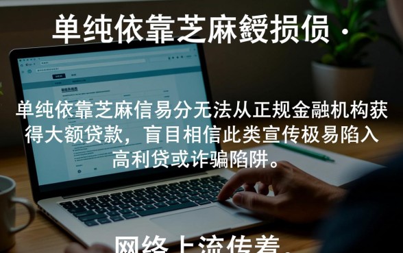 只要芝麻信用分能下款吗