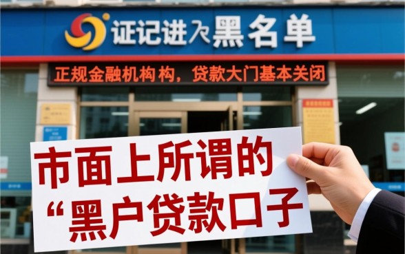 征信黑怎么贷款,现在黑户贷款的口子有哪些? 现在黑户贷款的口子有哪些