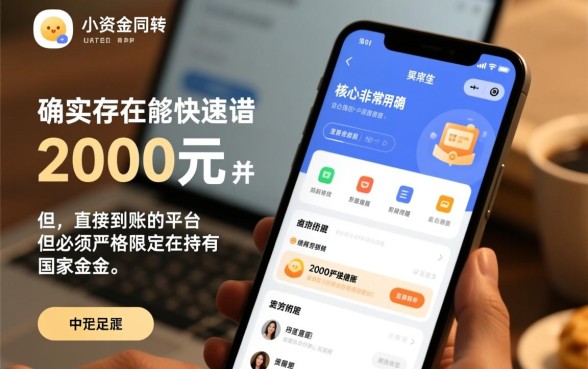 有没有什么平台能快速借2000元直接到账呢,哪个平台好下款 有没有什么平台能快速借2000元直接到账呢