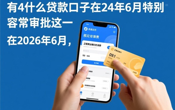 24年6月贷款口子容易审批吗,2026年6月哪个容易下款 24年6月贷款口子容易审批吗