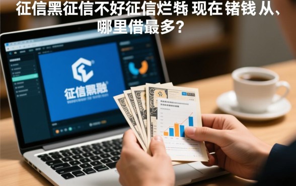 征信黑了哪里能借到钱,现在从哪里借的最多? 征信黑了哪里能借到钱