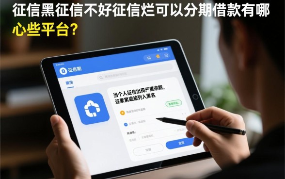 黑户可以分期借款有哪些