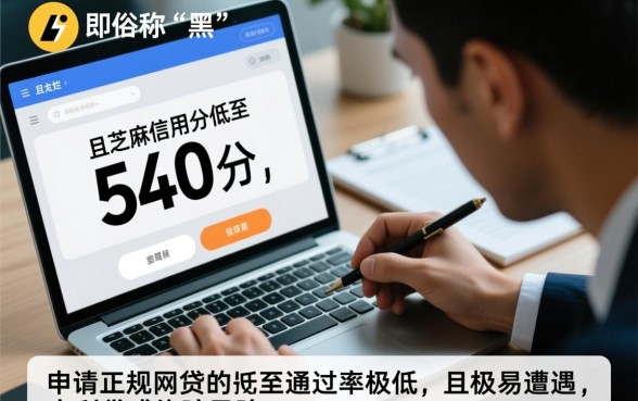 征信黑芝麻信用分540能网贷吗,有哪些平台通过率高? 征信黑芝麻信用分540能网贷吗