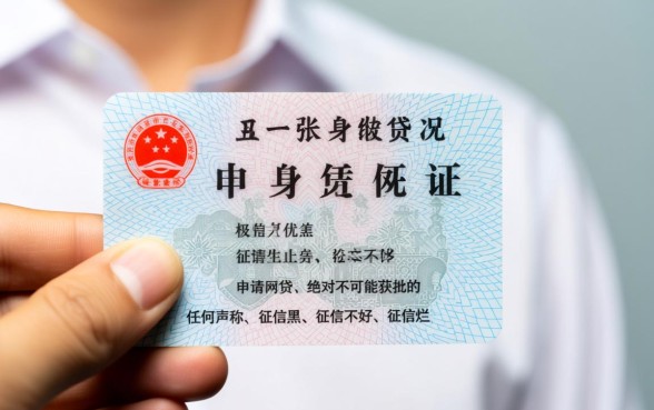 征信黑了凭身份证能贷款吗