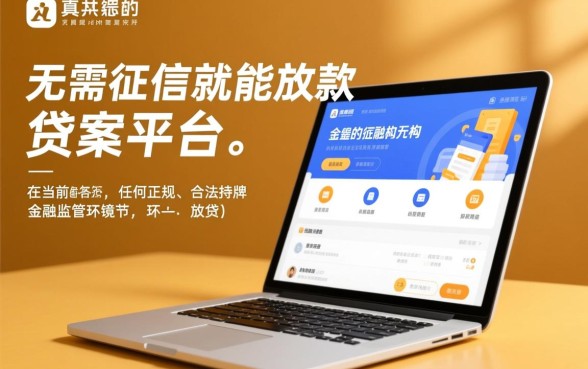 市面上真的有无需征信就能放款的贷款平台吗