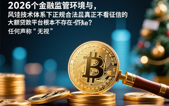 2026年真的有不看征信的大额贷款平台吗