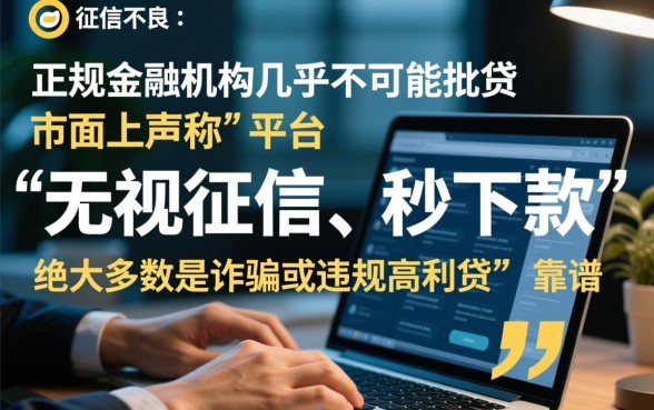 征信黑了借钱哪个平台靠谱