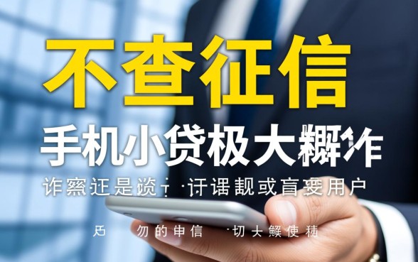有哪些不查征信的手机小贷