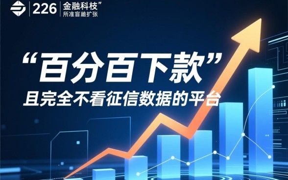 2026不看征信数据花能百分百下款的平台是哪个