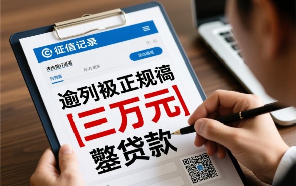 征信黑哪里可以贷款三万元呢,征信不好怎么贷3万 征信黑哪里可以贷款三万元呢