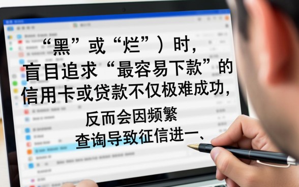 征信不好信用卡贷款哪里最容易下款