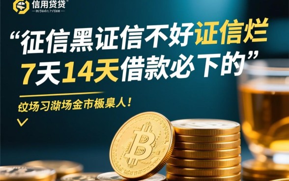 征信黑了能贷款吗,7天14天必下款的口子有哪些? 7天14天必下款的口子有哪些