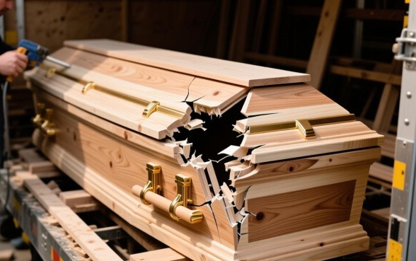 棺材上面弄的口子大了怎么办呢