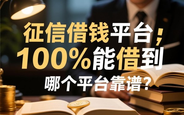 不看征信借钱的平台100%能借到是真的吗,哪个平台靠谱 不看征信借钱的平台100