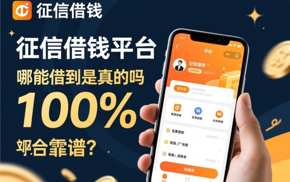 不看征信借钱的平台100%能借到是真的吗,哪个平台靠谱 不看征信借钱的平台100