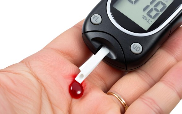 手破口子流的血能测血糖吗