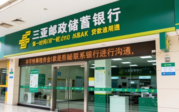 三亚邮政储蓄银行贷款7天下款逾期了怎么办