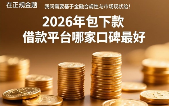 2026年包下款的借款平台哪家口碑最好