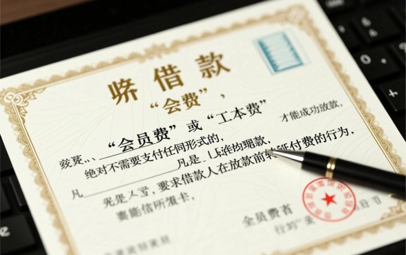 借条借款时是否必须支付会费才能成功放款