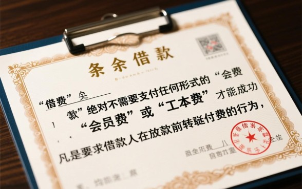 借条借款时是否必须支付会费才能成功放款