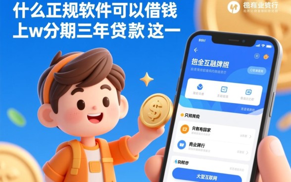 什么软件可以借钱分期三年
