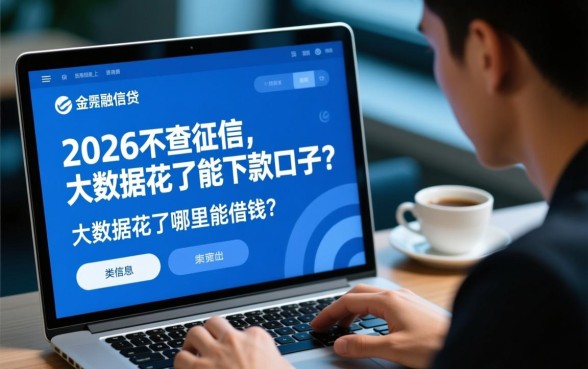 2026不查征信大数据花了能下款口子
