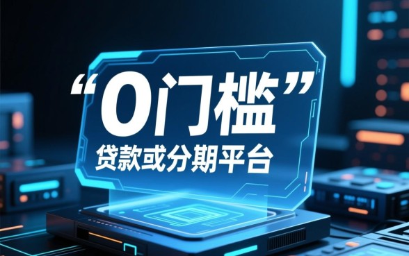0门槛的贷款app有哪些分期平台可以用