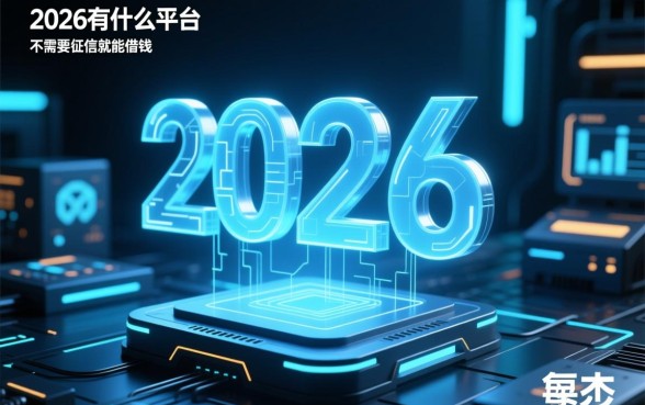 2026有什么平台不需要征信就能借钱的