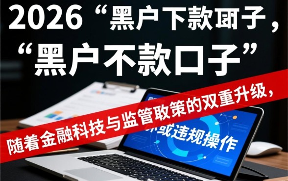 黑户下款的口子2026年还能用吗