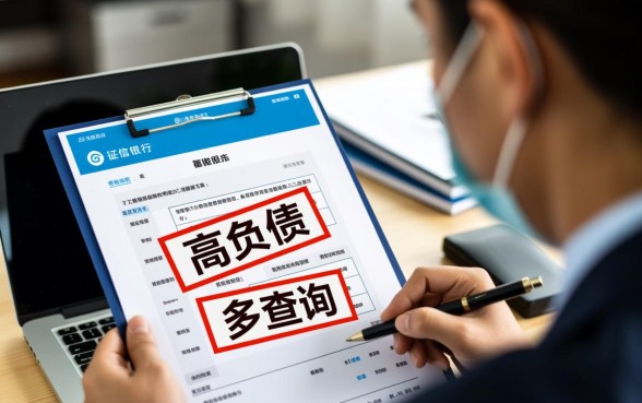 负债高征信查询次数多还有能下款的口子吗