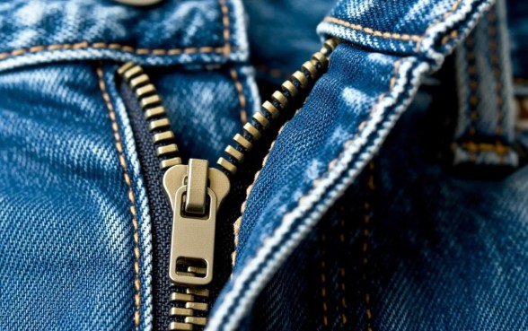 牛仔裤拉链上的口子是实心的吗