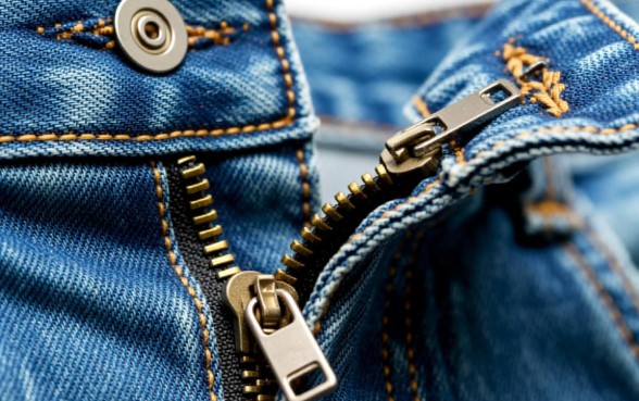 牛仔裤拉链上的口子是实心的吗