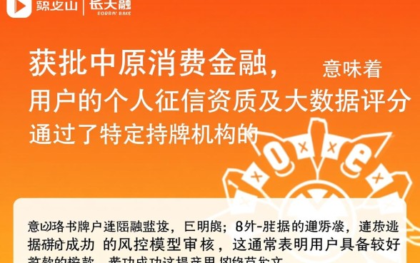 中原消费金融下款了还有什么能下款的口子