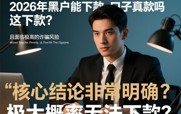 2026年黑户能下款的口子真的能下款吗,2026年黑户必下款口子有哪些 2026年黑户能下款的口子真的能下款吗