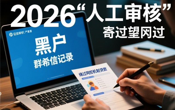 黑户人工审核的口子2026还能用吗