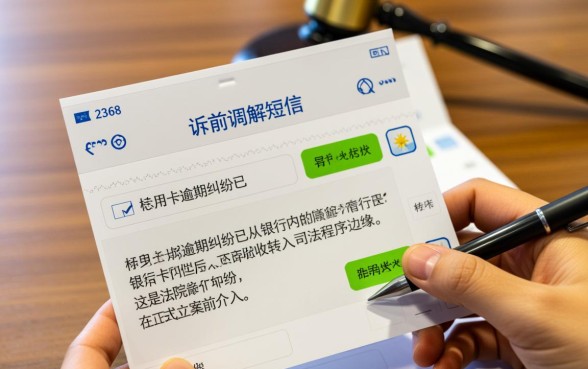 信用卡逾期收到12368诉前调解短信是真的吗