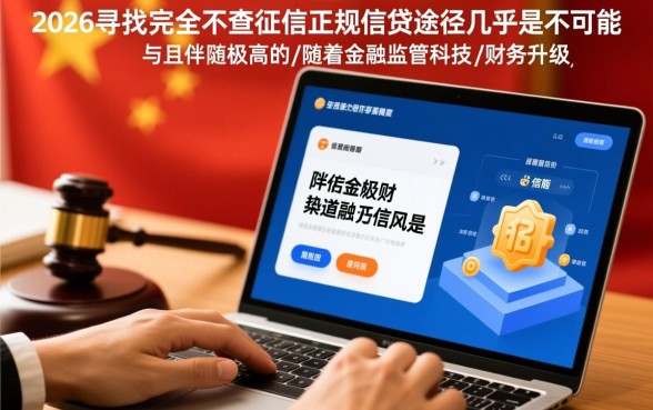 2026年能否找到不查征信的信贷途径