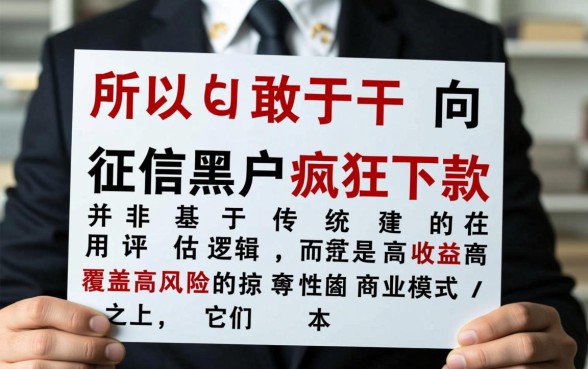 黑户贷款平台为何疯狂下款,真的能无视征信吗? 黑户贷款平台为何疯狂下款