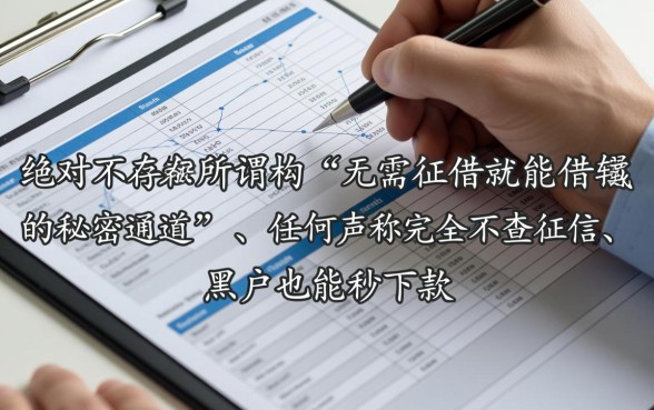 难道真的有无需征信就能借钱的秘密通道