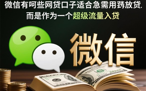 微信里有哪些网贷口子适合急需用钱的人,微信借钱怎么申请 微信里有哪些网贷口子适合急需用钱的人