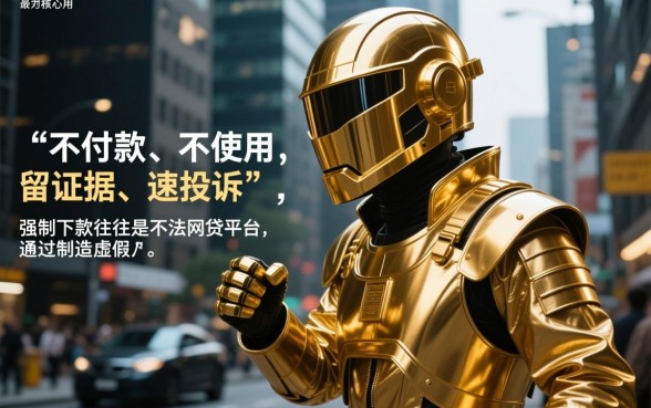 旗开金服强制下款怎么办