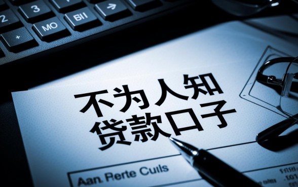 现在还有哪些不为人知的贷款口子