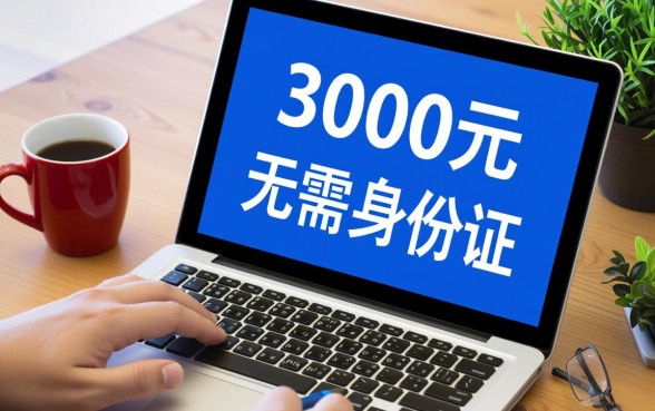 什么软件不用身份证可以借到3000元